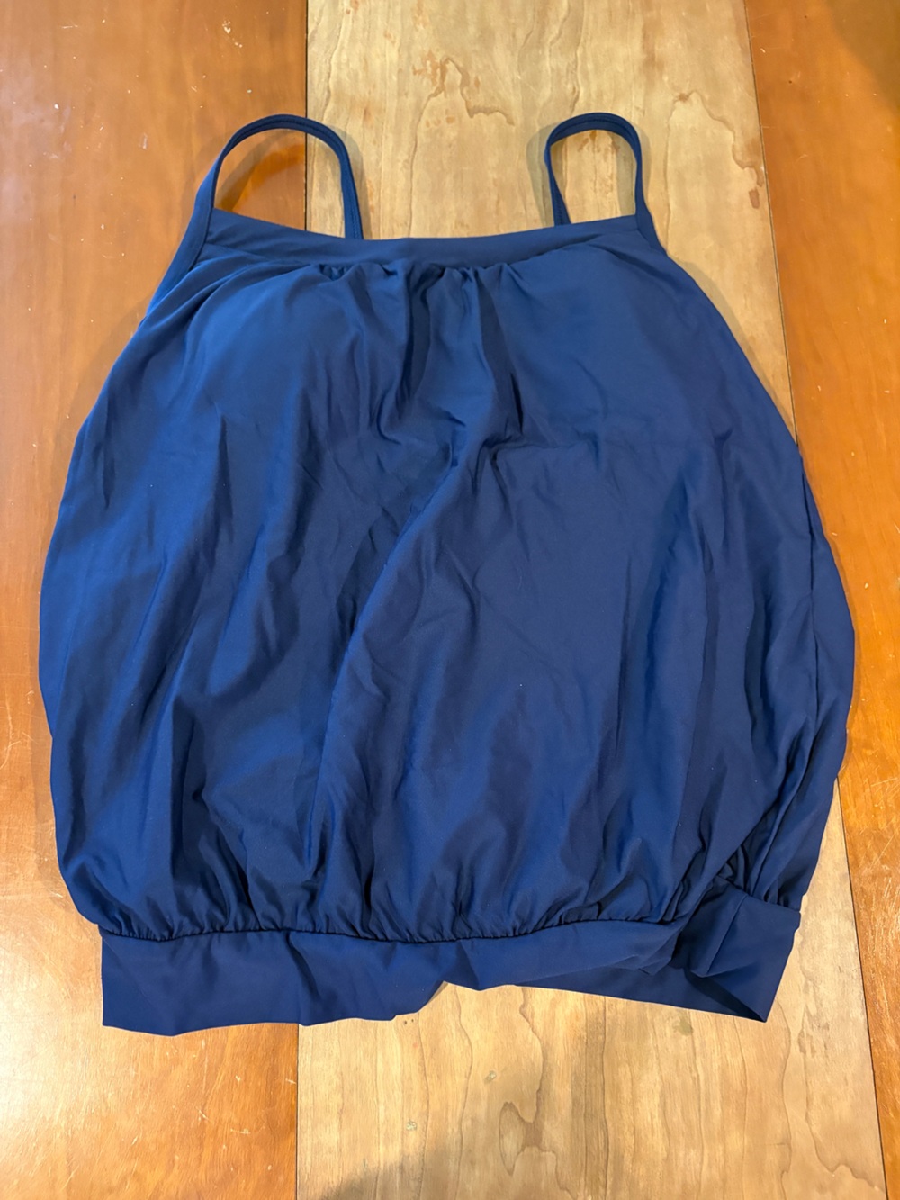 Lands’ End Navy Blue Tankini Top
